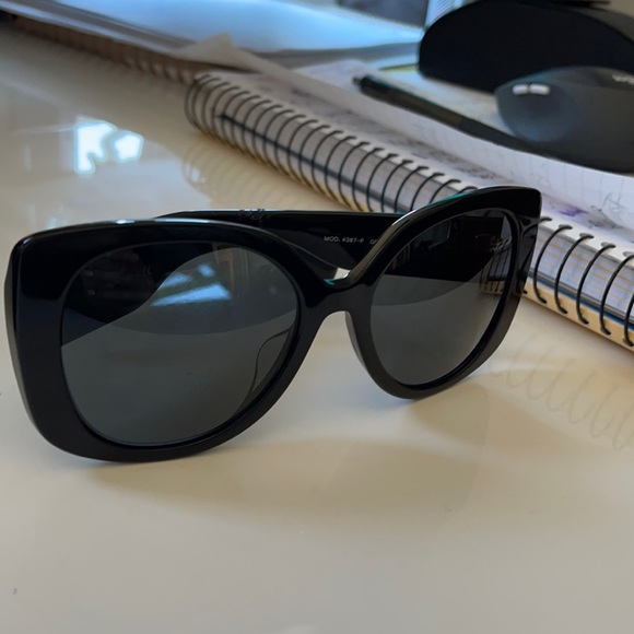 Versace Collection Accessories - Versace black sunglasses. Oversized. NEVER WORN